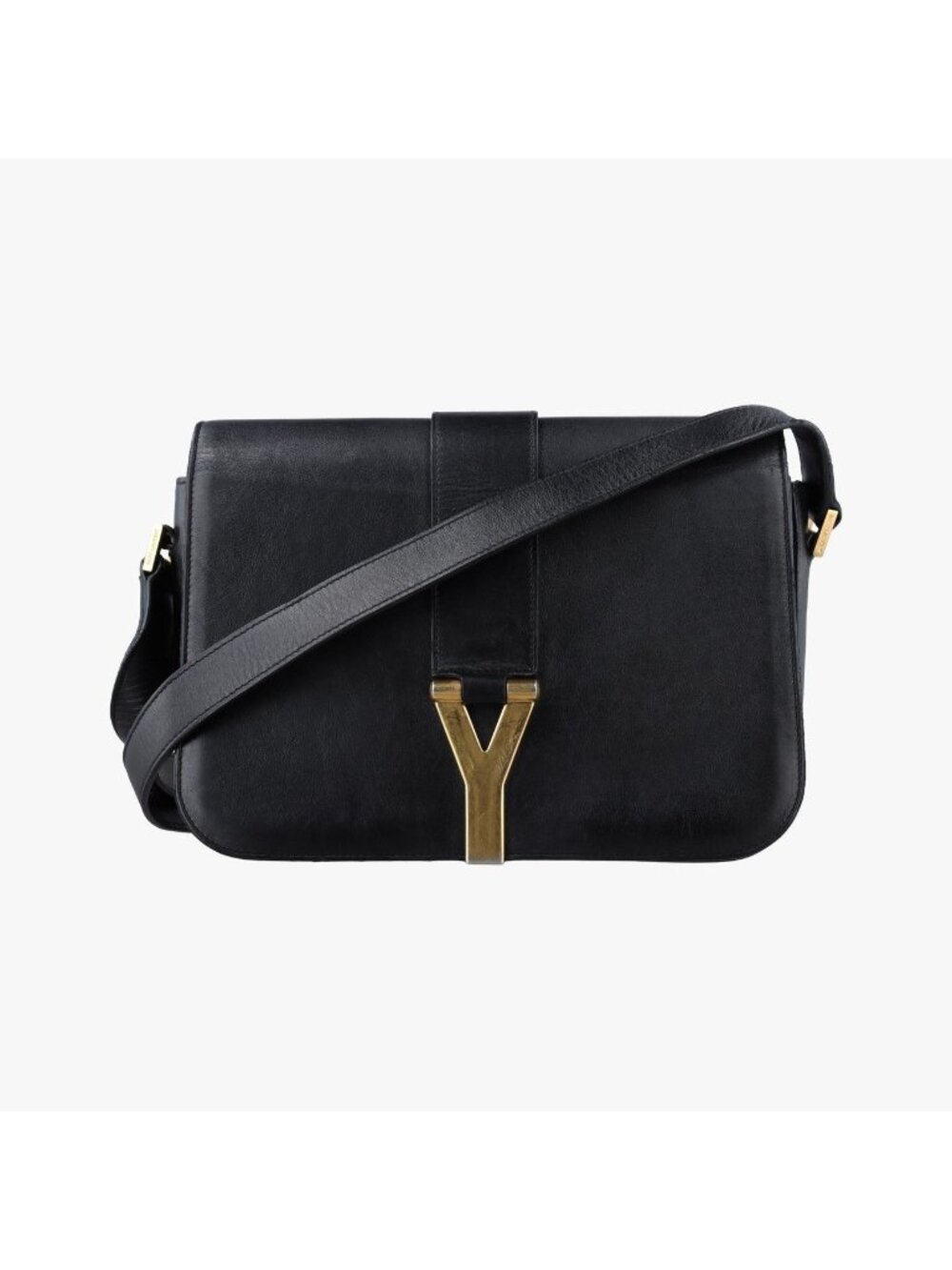 Saint Laurent Y-line Black Leather